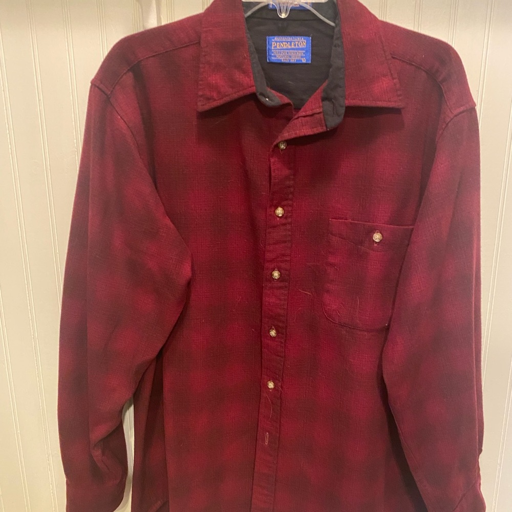 Men’s large Pendleton wool Trail shirt